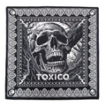Rotting Skull Bandana: Black