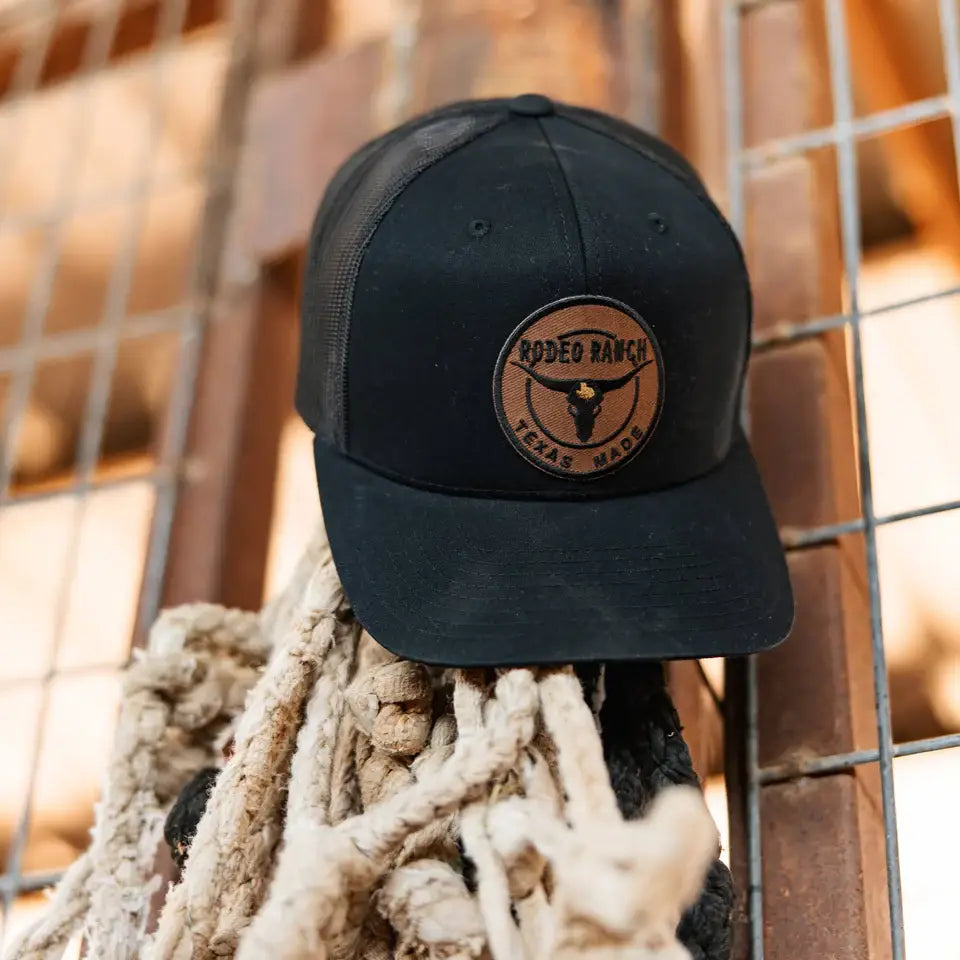 Rodeo Ranch Texas Made Hat - Solid Black