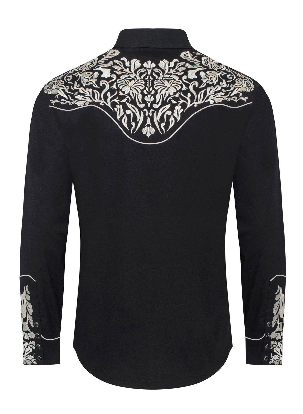 Men's Western Cowboy Embroidery Shirt -PS500L-EC-562