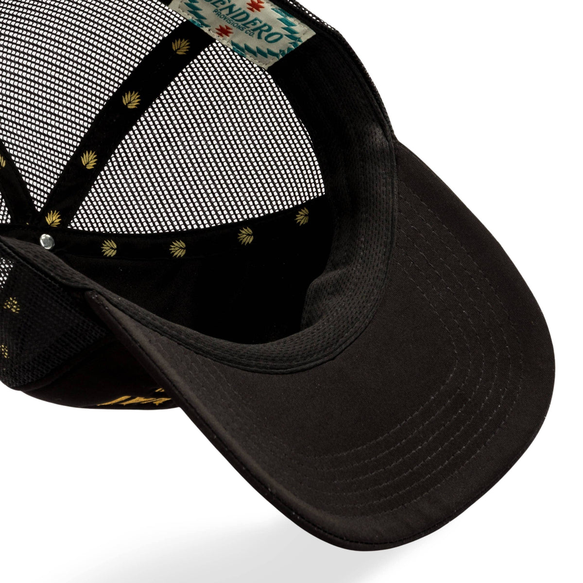 Cowboy Hat: Black/Gold