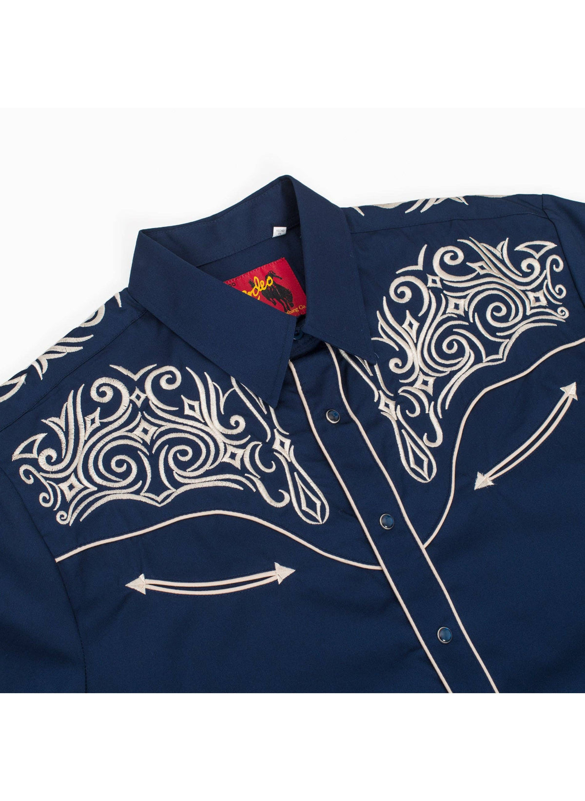 Men's Western Cowboy Embroidery Shirt -PS500L-EC-569