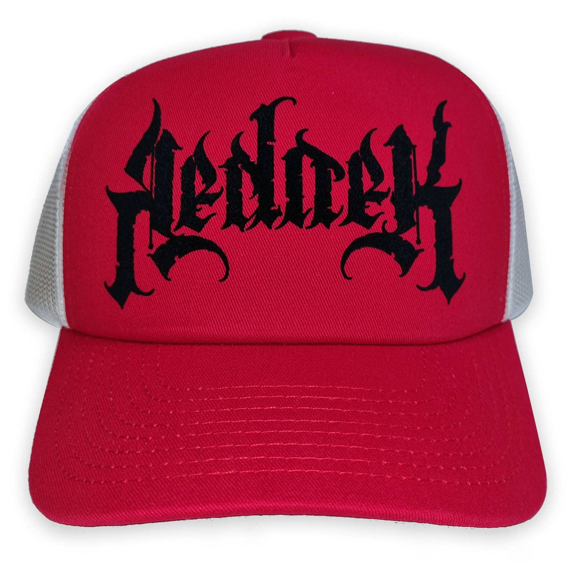Rednek Ink Trucker Hat: Red/White