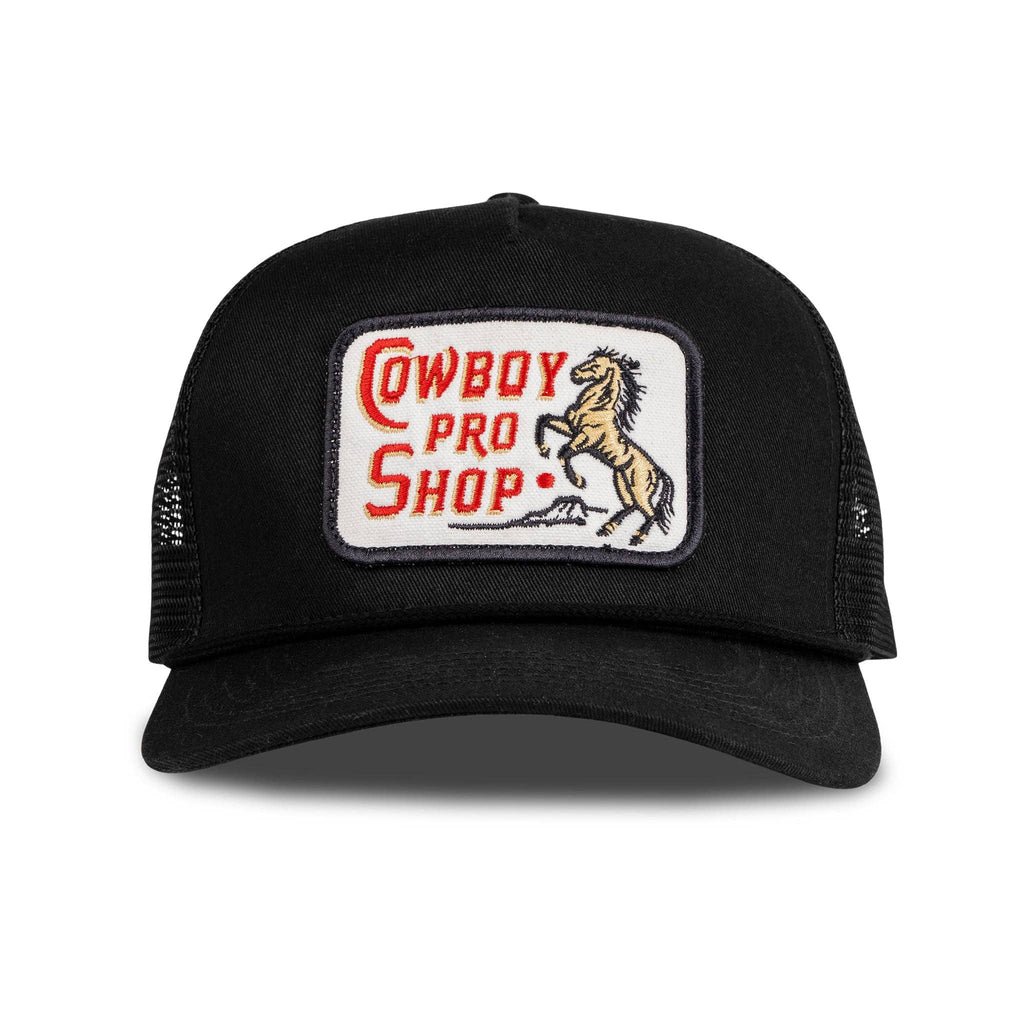 Cowboy Pro Shop Hat: Black