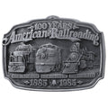 Made in the USA - 100 Years American Railroading Belt Buckle