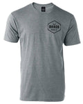Rodeo Ranch Spur Flag Short Sleeve Shirt - Heather Grey