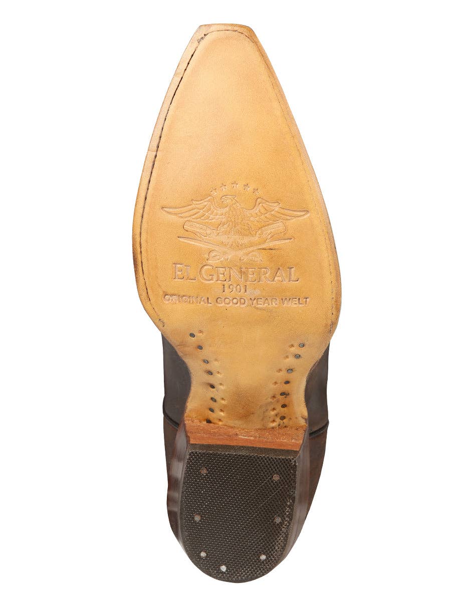 El General Women’s Fringe Western Boots - Choco 45795: DAMA / 7.5 US-5/5.5 UK