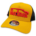 Rednek Rifle Trucker Hat: Mustard/Black