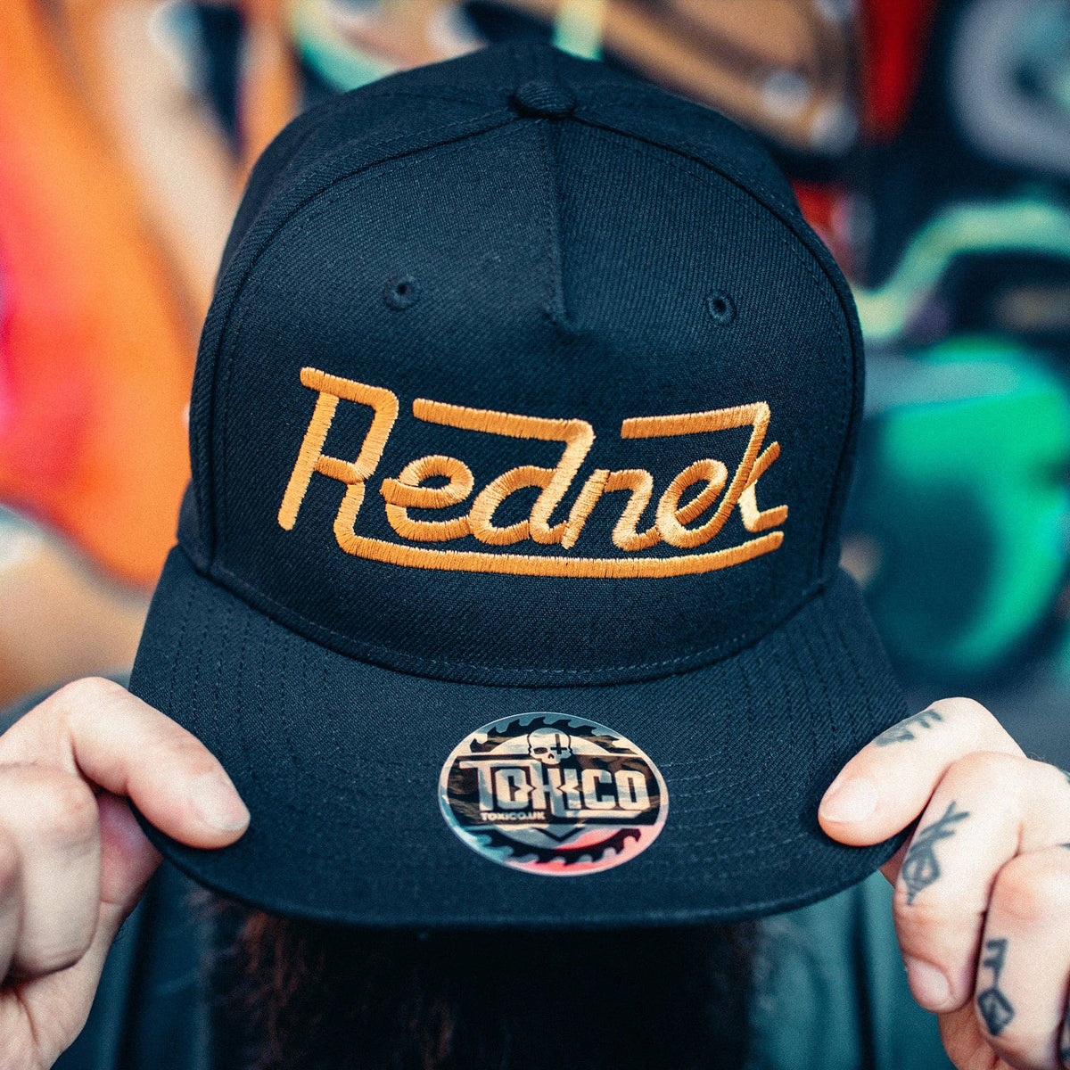 Rednek Retro Snapback: Black