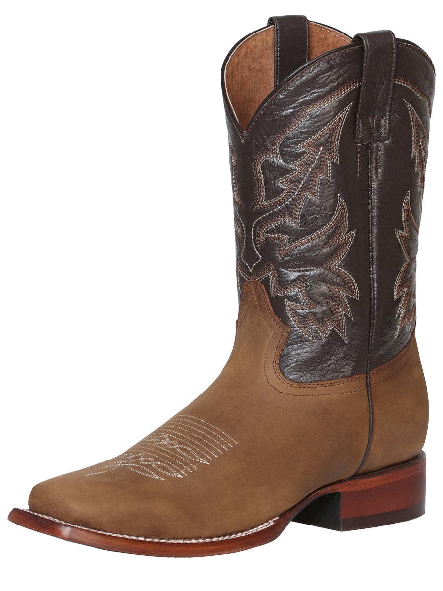 El General Men's Leather Cowboy Boot - Made in Mexico - Crazy Tan 43007: CABALLERO / 9.5 US-8.5 UK